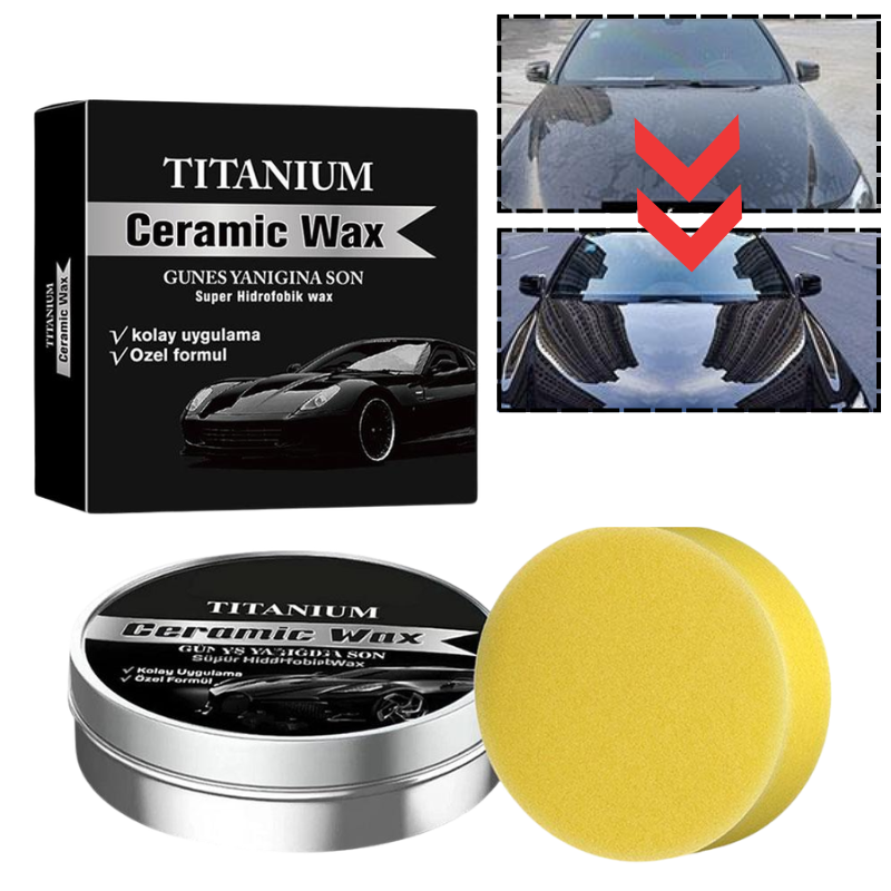 Car Wax Ceramic Coating - 1-5 adet Seramik Cila Kremi Kolay